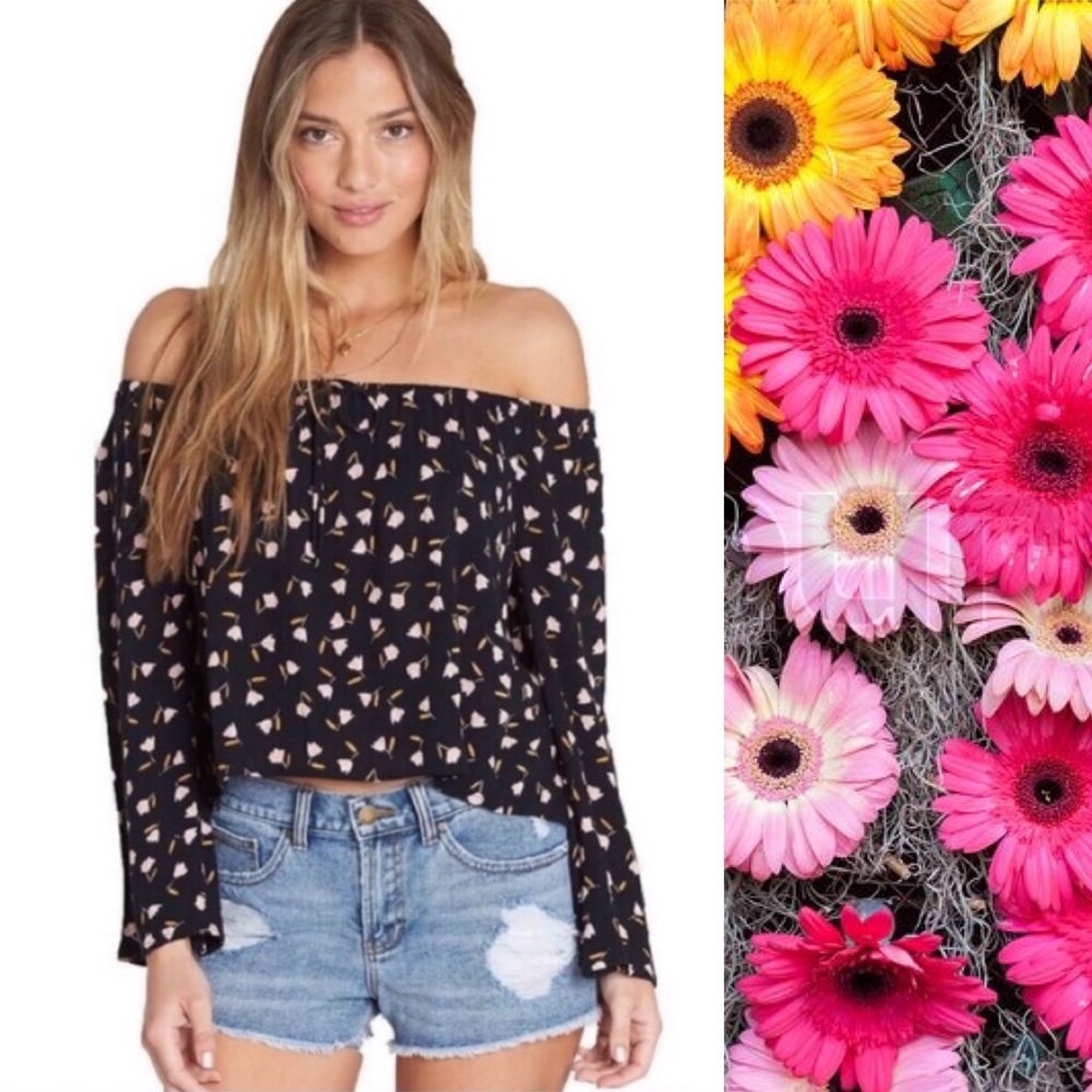🌴🌼BILLABONG- LIGHT IT UP BLOUSE🌼🌴 - Picture 1 of 8